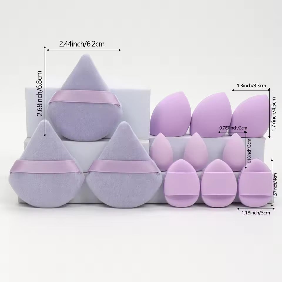 Juego de esponjas de maquillaje