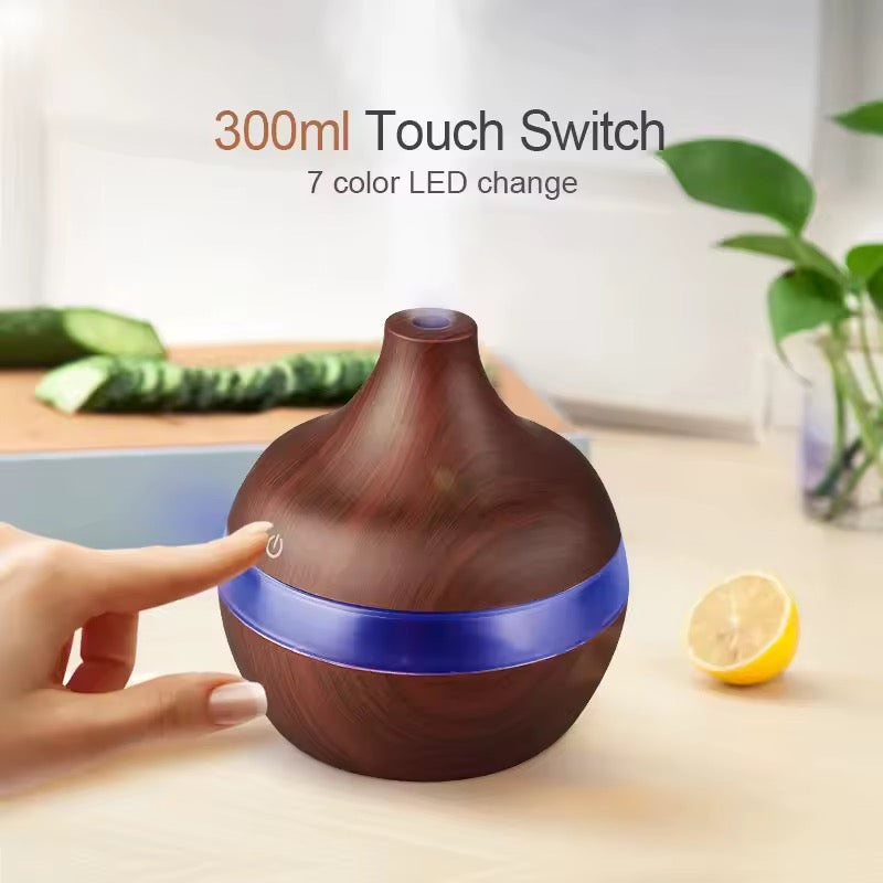 Humidificador eléctrico y difusor de aire aromático.